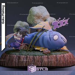 Goku Fishing Detail Version Digital STL Files