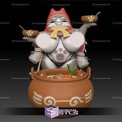 Grand Cat Chef NSFW Digital STL Files