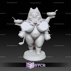 Grand Cat Chef NSFW Digital STL Files