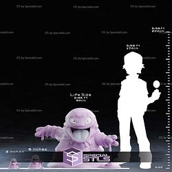 Life Size Grimer Digital STL Files