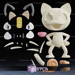 Life Size Meowth Digital STL Files