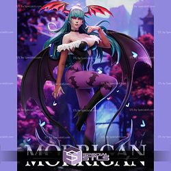 Morrigan Aensland Queen of the Night Digital STL Files