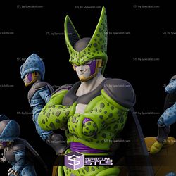 Perfect Cell and Cell Jr Diorama Digital STL Files