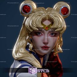 Sailor Moon Realistic Cry Digital STL Files