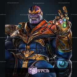 Thanos The Conqueror on Throne Digital STL Files