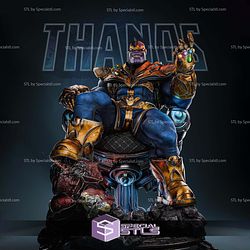 Thanos The Conqueror on Throne Digital STL Files