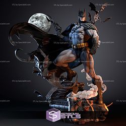 The Dark Knight Batman on Roof Digital STL Files