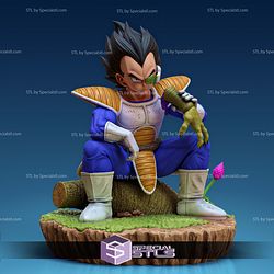 Vegeta Saiya Saga Digital STL Files