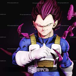 Vegeta Super with Ego Effect Digital STL Files