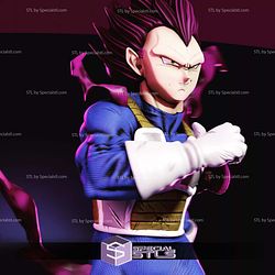 Vegeta Super with Ego Effect Digital STL Files