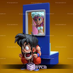 Yamcha and Bulma Chibi Digital STL Files