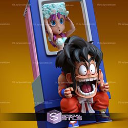 Yamcha and Bulma Chibi Digital STL Files