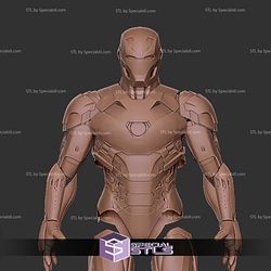 Cosplay STL Files Iron Man Mark XLVI XLVII Armor MK 46 47