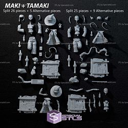 Maki Tamaki Fire Force 3D Printing Models