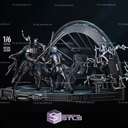 Luke and Darth Vader Return of Jedi Diorama 3D Printing Models