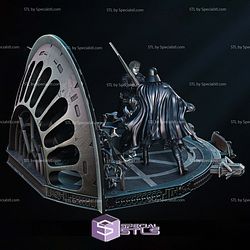 Luke and Darth Vader Return of Jedi Diorama 3D Printing Models