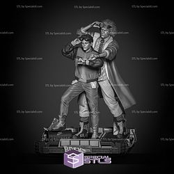 Back To The Future Diorama Bunldle Digital STL Files - Base