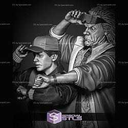 Back To The Future Diorama Bunldle Digital STL Files