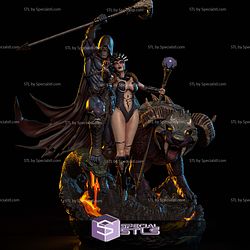 Skeletor Evil-lyn and Panthor Digital STL Files - Base