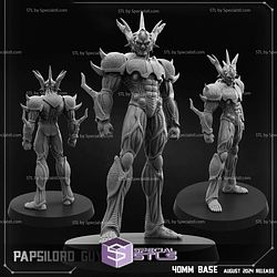 August 2024 Cyberpunk PapSikels Miniatures