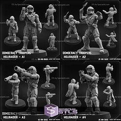 August 2024 Sci-Fi PapSikels Miniatures