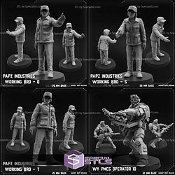 August 2024 Sci-Fi PapSikels Miniatures