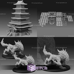 February 2022 Set 43 - Yokai Mayhem Epic Miniatures