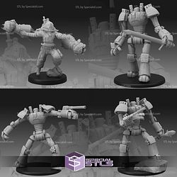 March 2022 Set 45 - Steam Constructs Epic Miniatures