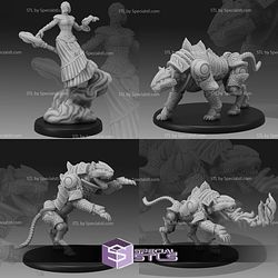 March 2022 Set 45 - Steam Constructs Epic Miniatures