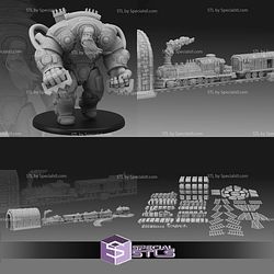 March 2022 Set 45 - Steam Constructs Epic Miniatures