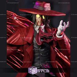 Alucard Blood Smile Hellsing STL Printer Files