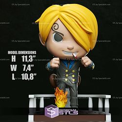 Chibi STL Collection - Sanji One Piece