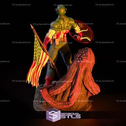 Classic Captain America Stand Pose STL Printer Files