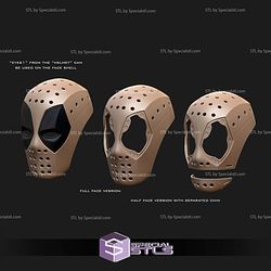 Cosplay STL Files Deadpool Helmet Deadpool 3 Another Version