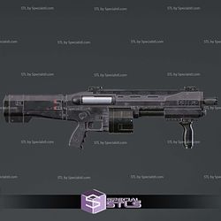 Cosplay STL Files Halo Infinite Bulldog Shotgun