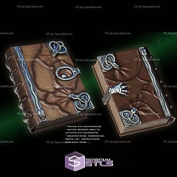 Cosplay STL Files Hocus Pocus Spellbook with Moveable Eye