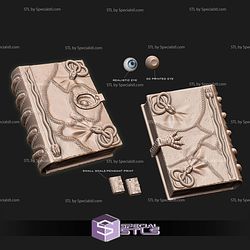 Cosplay STL Files Hocus Pocus Spellbook with Moveable Eye