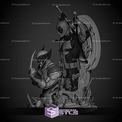 Deadpool and Wolverine 2024 Bust Diorama STL Printer Files