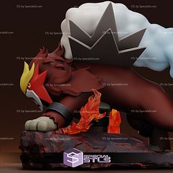 Entei Pokemon V3 STL Printer Files