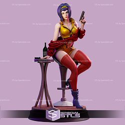 Faye Valentine and Wine STL Printer Files