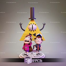 Gravity Falls Diorama STL Printer Files