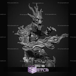 Groot Comics Bust STL Printer Files