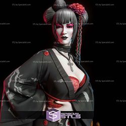 Hikari the goth Geisha STL Printer Files