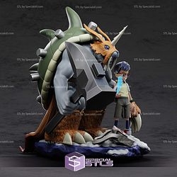 Joe and Zudomon Digimon STL Printer Files