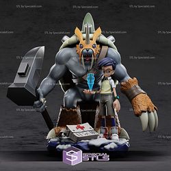 Joe and Zudomon Digimon STL Printer Files