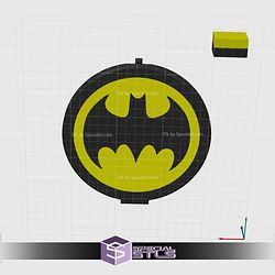 Bat Signal Popcorn Bucket Color 3D Print