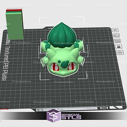 Bulbasaur Pokemon Color 3D Print