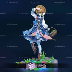 Kamisato Ayaka Flower Base Digital STL Files