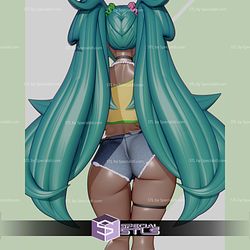 Miku Brazil Outfit Digital STL Files