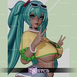 Miku Brazil Outfit Digital STL Files